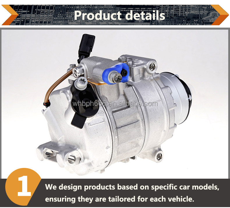 Precision Manufacturing DENSO 12v Car Ac air Conditioning Compressor 437100-7870 OEM 94812601103 for Porsche Panamera
