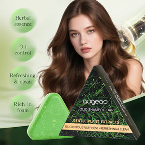 Champú Sólido Natural a Base de Hierbas Nutritivas para el Cabello Verde, Marca Privada Original - Product Image 3