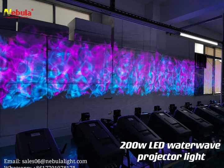 Nebula 200W LED Zoom Outdoor Projector with Water Ripple Effect