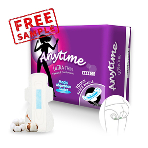 Serviettes hygiéniques pour femmes en coton naturel de haute qualité, respirantes, fabriquées en Chine, vente chaude à prix compétitif - Product Image 2