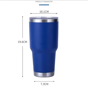 Wholesale Custom Logo 20Oz 30Oz Double Walled Vacuum Insulated Stainless Steel Tumbler With Lid And Straw