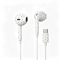 Casque intra-auriculaire filaire de type C, sortie audio équilibrée, design ergonomique intra-auriculaire, écouteurs pour téléphones mobiles avec interface de type C