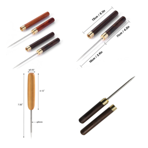Pique-glace de sécurité en acier inoxydable de 23 cm pour accessoires de bar, manche en bois antidérapant, marque Cambodge Carling Black Label, vente en gros - Product Image 1