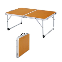 Großhandelspreis Outdoor-Klapptisch für den Innenhof Aluminiumlegierung-Rahmen Tragbarer Klapptisch
