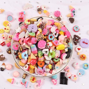 Mini DIY Eco-Friendly Resin Mold Pretend <b>Kitchen</b> Play <b>Set</b> Ice Cream Cake Handmade Jewelry Making <b>Toy</b> Phone Case Headwear - Product Image 1