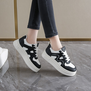Zapatillas Blancas para Mujer, Zapatos Deportivos Casuales con Aumento de Altura - Product Image 5