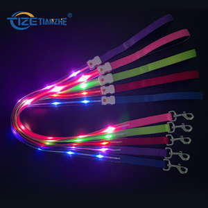Yeni varış Light Up köpek tasma Led aydınlatma Led köpek naylon <span class=keywords><strong>Pet</strong></span> şarj edilebilir Led köpek tasma Led - Product Image 2