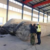 Airbag en caoutchouc marin à chambre d'air segmentée pour une dégonflée progressive et sécurisée
