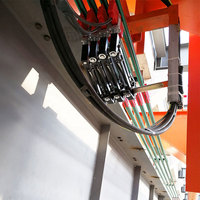 Système de rail isolé par grue de barre omnibus du chariot 320a polaire simple de DSL