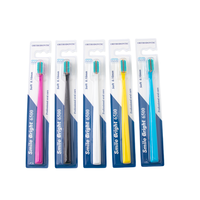 Brosse à dents en gros pour l'hygiène bucco-dentaire, à double bristle, pour adultes, avec bristles souples