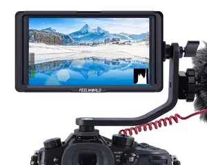 FEELWORLD F5 5 дюймов DSLR камеры с полевым монитором маленький Full HD 1920x1080 IPS видео усилением фокуса парктроник с 4K HDMI 8,4 V DC Inp