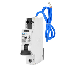 CJRO1-50 1P+N RCBO <span class=keywords><strong>30mA</strong></span> 100mA 300mA <span class=keywords><strong>16A</strong></span> avec certification Semko CB CE, matériau PA66, capacité de coupure 6kA - Product Image 1