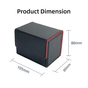 Torson PU 80+ Ersatz-Kartenbox für TCG-Sammelkarten Aufbewahrung für Sammelkartenspiele Aufbewahrungsbox Deckbox mit 2 Trennwänden - Product Image 4