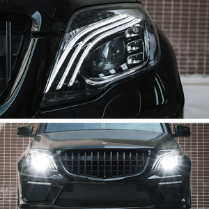 Faros Delanteros HETOP <span class=keywords><strong>GLK</strong></span> X204 2013-2015, Diseño LED Mejorado, Conjunto de Luces Delanteras, Lentes de Proyector, Accesorios Modificados para Benz - Product Image 4