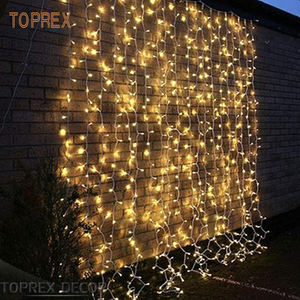 Casamento à prova d' água Ao Ar Livre Cortina de Led Luzes de Fadas Decorativo 2m * 2m De Fadas Luz <span class=keywords><strong>Up</strong></span> Cortina Pronto Para Enviar - Product Image 2
