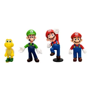 Aanpassen Pvc Speelgoed Met Super Action Figure Speelgoed Games Kids Articulated Mari Cartoon Vinyl Actiefiguur