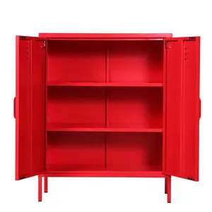 manufacturer cheap price Modern living room cabinet Metal Side Cabinet