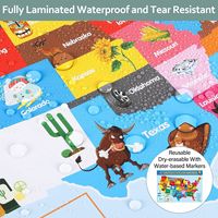 Tableaux d'apprentissage en carton laminé éducatifs pour tout-petits, décorations murales de classe, affiches préscolaires pour enfants