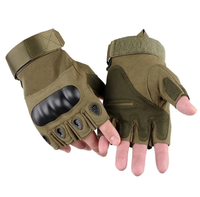 Gants tactiques mi-doigts/sans doigts coupe-vent pour hommes, best-seller