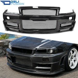 ชุดแต่งกันชนหน้าคาร์บอนไฟเบอร์สไตล์ Z-Tune สำหรับรถยนต์นิสสัน สกายไลน์ R34 GTR ปี 1998-2002 อุปกรณ์ตกแต่งภายนอกรถยนต์ - Product Image 1