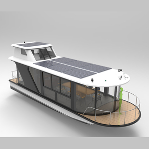 Bateau-maison ponton de luxe en aluminium de 12.5m pour les parties de l'eau pour les restaurants et les visites avec moteur hors-bord - Product Image 5
