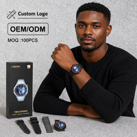 Reloj Inteligente Personalizado C15 PRO OLED IP67 Resistente al Agua con Carga Inalámbrica, Llamadas por BT, Brújula, Rastreador de Actividad Física y Contador de Pasos
