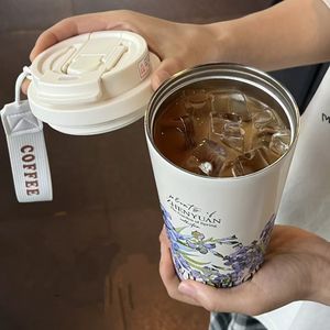 Tasse à café réutilisable à isolation thermique sous vide en acier inoxydable 530 de 316 ml, gobelet à double paroi réutilisable avec couvercle - Product Image 4