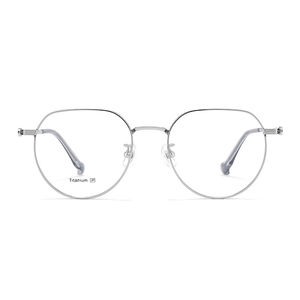 Monture de lunettes ronde vintage pour étudiants, ultralégère, pour myopie - Product Image 5