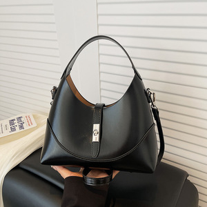 Sac fourre-tout décontracté vintage en cuir PU imperméable pour femme avec fermeture éclair, sac à bandoulière détachable, sac à main quotidien en polyester - Product Image 6