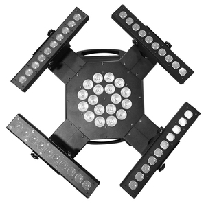 Rgbw LED di động DJ giai đoạn cho vũ trường vũ trường & Câu lạc bộ <span class=keywords><strong>DMX</strong></span> 512 Đảng chiếu sáng cơ thể sắt đèn điều khiển bởi <span class=keywords><strong>DMX</strong></span> 512 - Product Image 1