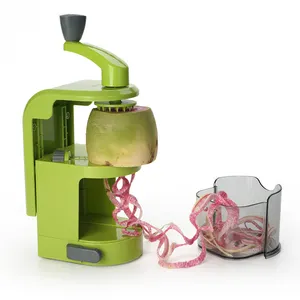 Nieuwkomers Plastic Groente Spiraalsnijmachine Handheld Spiralisator
