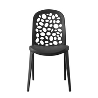 Chaise de salle à manger empilable en plastique, vente en gros d'usine - Style contemporain de luxe pour la maison, l'hôtel, le restaurant et le café