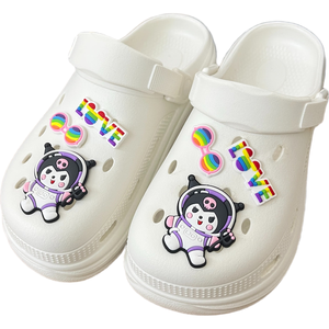 Charmes de chaussures en PVC personnalisés INS à la mode, 2,5-3,5 cm, décorations mignonnes pour chaussures et sabots - Product Image 4