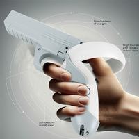 Coque de protection pour contrôleur de pistolet VR avec poignée ergonomique pour 2 jeux VR, en ABS, installation facile