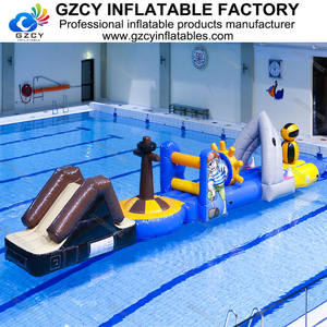 Equipo Clásico de Juegos Acuáticos Combinados, Piscina, Circuito de Obstáculos Inflable para Agua en Venta - Product Image 3