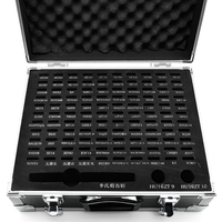 Outil de serrurier professionnel universel Lishi 112 pièces 2 en 1 Ensemble de crochetage pour serrures de voiture Décodeur de crochetage Outil d'ouverture de porte Kit d'outils