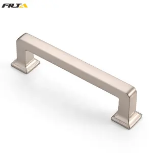 Wardrobe Brushed Nickel Furniture Handles Pull Kitchen Accessories Handles For Cabinet Drawer Cupboard 3818