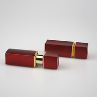 Tube de rouges à lèvres pour maquillage, accessoire de beauté et cosmétique, fini mat