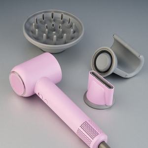 EU kho 1600W Máy sấy tóc tốc độ cao 200 triệu ion âm 110000 vòng/phút động cơ không chổi than 3 màu Vòng ánh sáng điện - Product Image 6