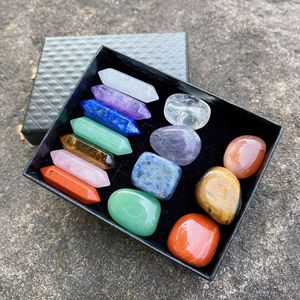 Juego de 14 Piedras de Chakra, Cristales de Energía Positiva, Adornos, Regalos para Mujeres, Meditación de Chakra, Yoga, Reiki, Cristales Curativos - Product Image 2