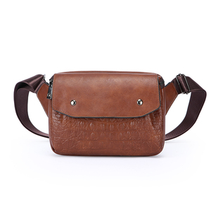 Sacoche bandoulière de luxe en cuir PU pour homme, multi-poches, style mode, pour voyage - Product Image 2