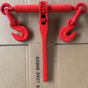 Attache-câble à levier forgé à <span class=keywords><strong>double</strong></span> crochet en acier au carbone, finition naturelle, robuste, capacité 2200 lb, pour l'exploitation minière - Product Image 1