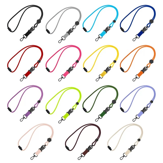 Custom Breakaway Safety Rope Adjustable Detachable Heavy Duty Polyester Neck Strap Lanyard ID Badge Holder Keys Telescope