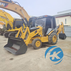 CAT420F2 Sofa kulit kualitas terbaik hampir baru pemuat Backhoe bekas + penggali - Product Image 1