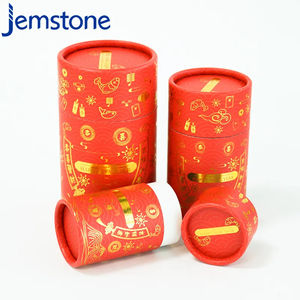 Venta caliente 100% papel redondo biodegradable reciclado puede embalaje artesanía tubo de papel de cartón Kraft - Product Image 4