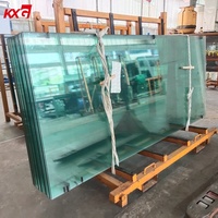 Kaca Bangunan 5Mm 6Mm 8Mm 10Mm 12Mm Tebal Harga Pabrik Kaca Tempered Bening Potongan dengan Ukuran