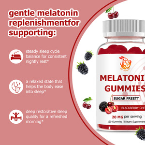 Gomitas de Suplementos Herbales Más Vendidas con Melatonina de Grado Alimenticio, Despertar con Sensación de Frescura, Suplementos de Melatonina en Gomitas - Product Image 2