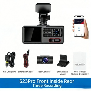 Caméra de tableau de bord portable double objectif IPS, enregistreur vidéo de voiture, grand angle 120-150°, enregistrement en boucle, moniteur de stationnement, <span class=keywords><strong>vision</strong></span> nocturne - Product Image 5