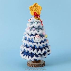 Handmade Crocheted Christmas <b>Tree</b> Ornaments Crochet Christmas <b>Tree</b> Decor - Product Image 3