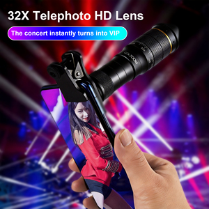 32X โลหะข้ามพรมแดนสำหรับ<span class=keywords><strong>โทรศัพท์</strong></span>มือถือ AF เลนส์เทเลโฟโต้ HD กล้องโทรทรรศน์หลอดเดียวทาง<span class=keywords><strong>ไกล</strong></span>ใช้ได้กับทุกรุ่น - Product Image 3